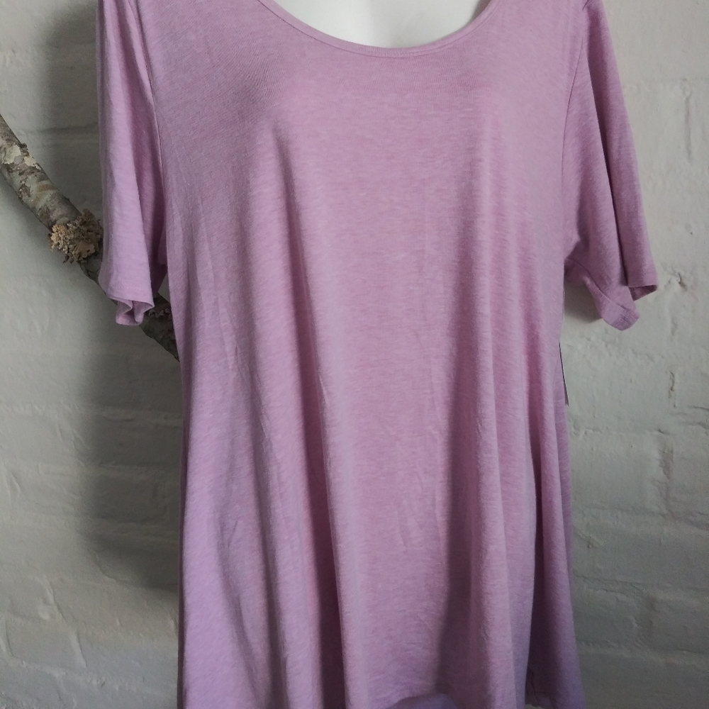 XL Lularoe Perfect T Pale Purple NWT